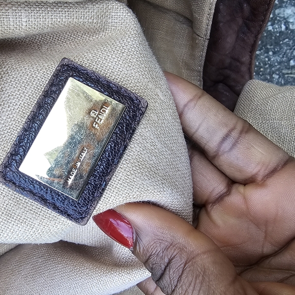 Fendi Zucca Brown Shoulder Spy Bag - Picture 8 of 10